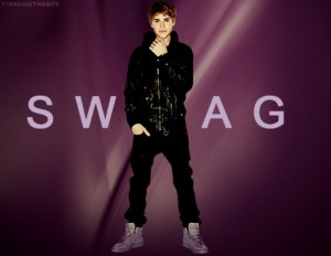 People tell me that Justin Bieber has swag. (graphic credit: from somewhere on the Interwebs)