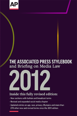 AP Stylebook - http://www.apstylebook.com/